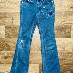 Blue Star Embellished girls Jeans
